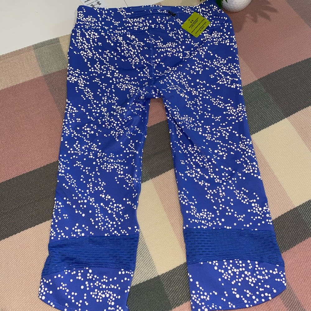 NWT! Under Armour Reflective Mirror Luminous Capri Running Leggings - Picture 9 of 11